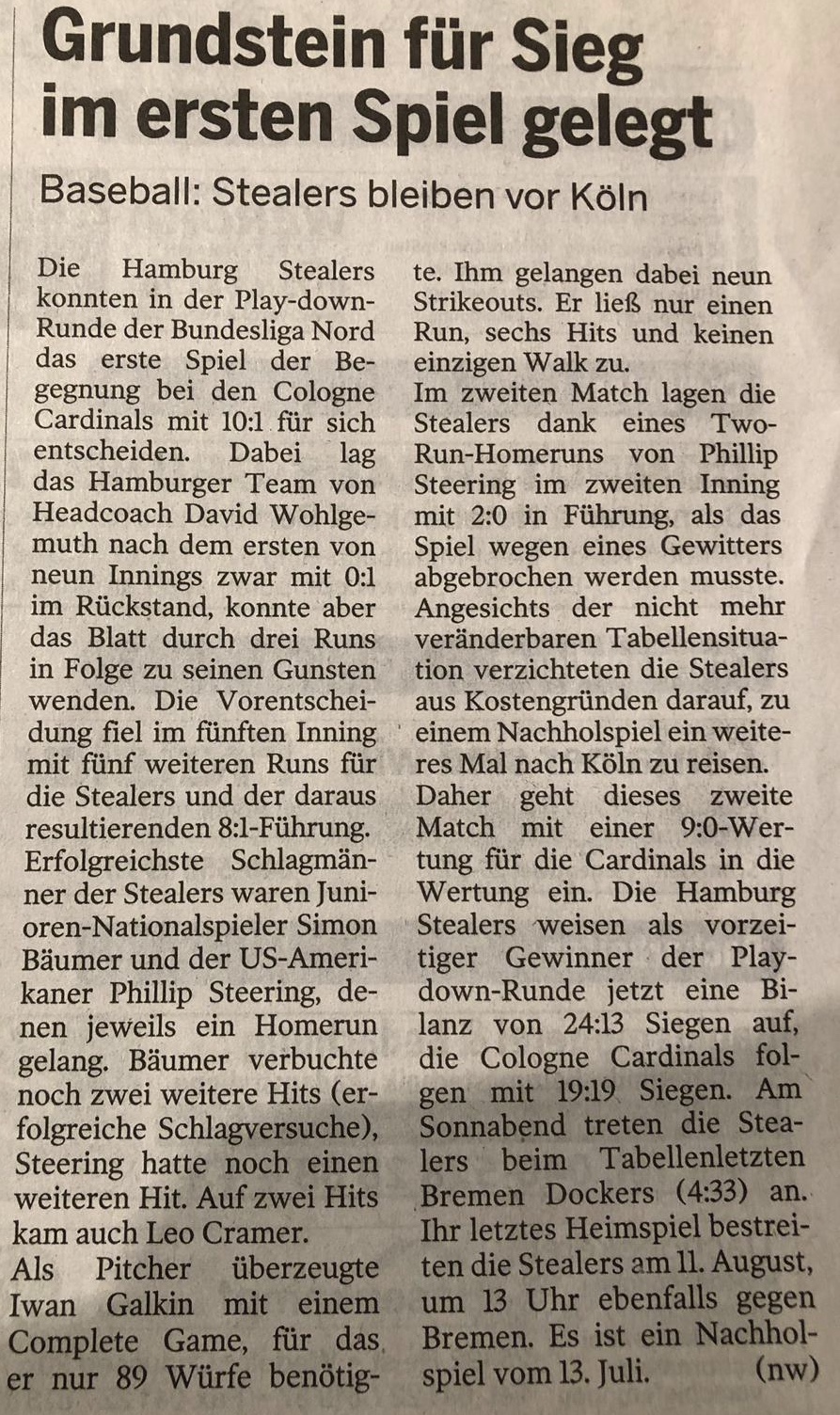 Wochenblatt Köln